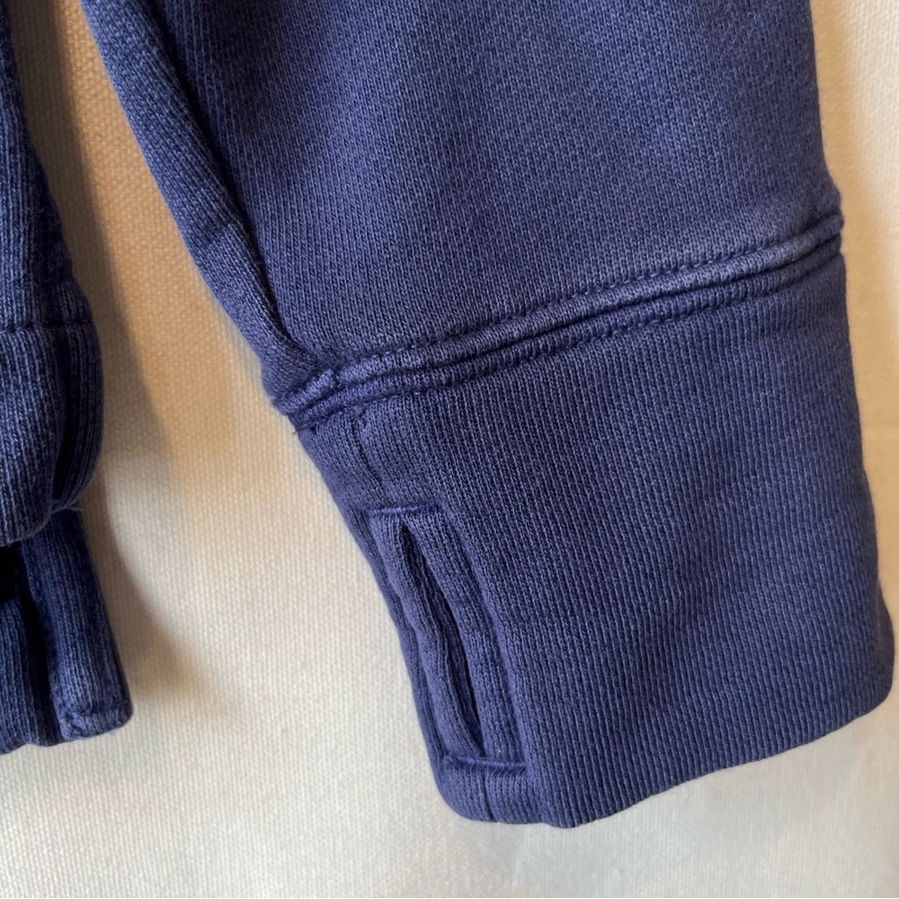 Vineyard Vines Pullover sweatshirt Cowl neck XS Blue Thumb holes Womens Comfy - Picture 5 of 9